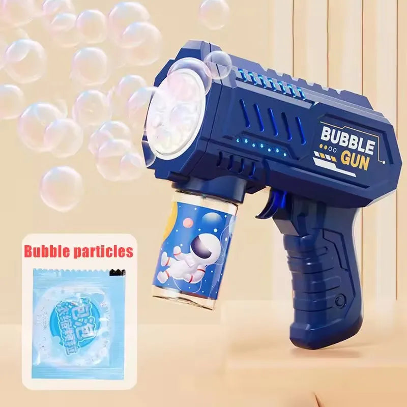 Automatic Bubble Gun — Rocket Bubble Machine for Kids & Outdoor Fun