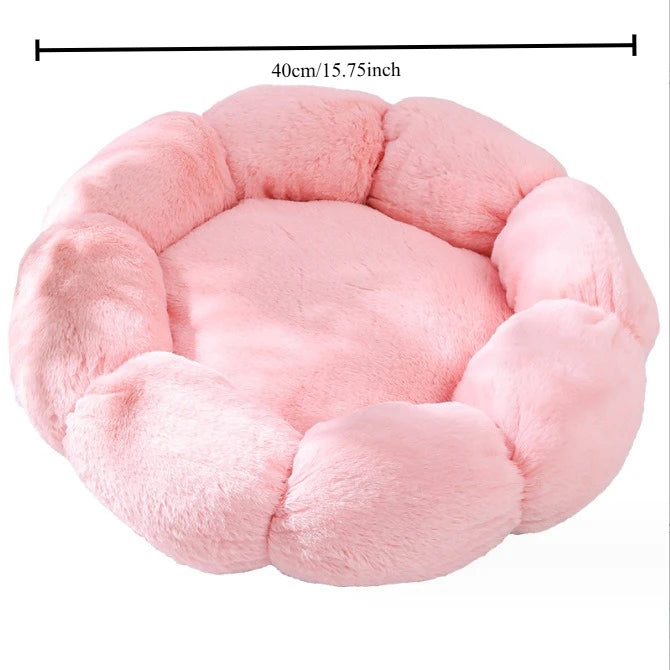 Wasbaar Pluche Orthopedisch Huisdierbed – Knuffelkussenmat voor Puppy's & Kittens