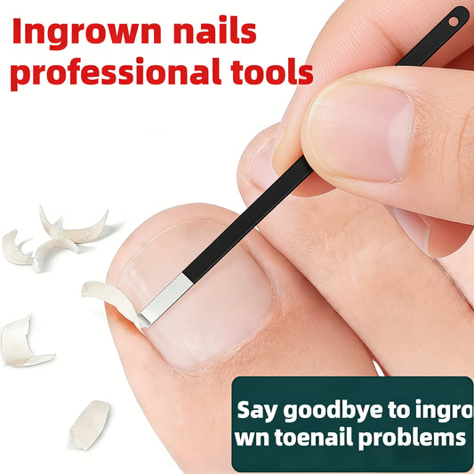 Stainless Steel Ingrown Toenail Correction Tool – Nail Trimming Aid for Home Use