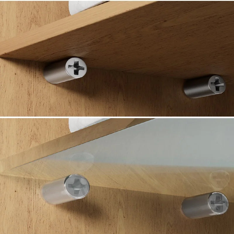 Rubber Sleeve Self-Tapping Partition Screws – Cabinet & Glass Shelf Support Nails