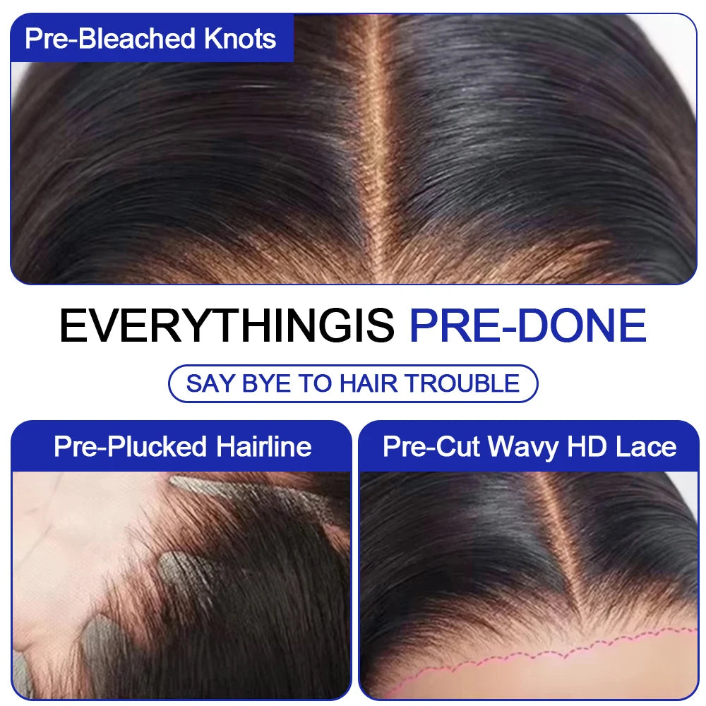 Vietnamese Raw 13X4 Lace Front Wigs For Black Women Remy 30 40 Inch Pre Plucked Bone Straight Human Hair Wigs 13X6 Hd Lace Frontal Wigs