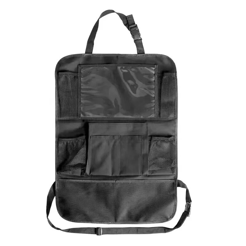 1/2PCS Car Seat Storage Bag Waterproof Durable Oxford Fabric with Touch Screen Tablet Holder Anti-Kick Seat Back Bag Auto Parts