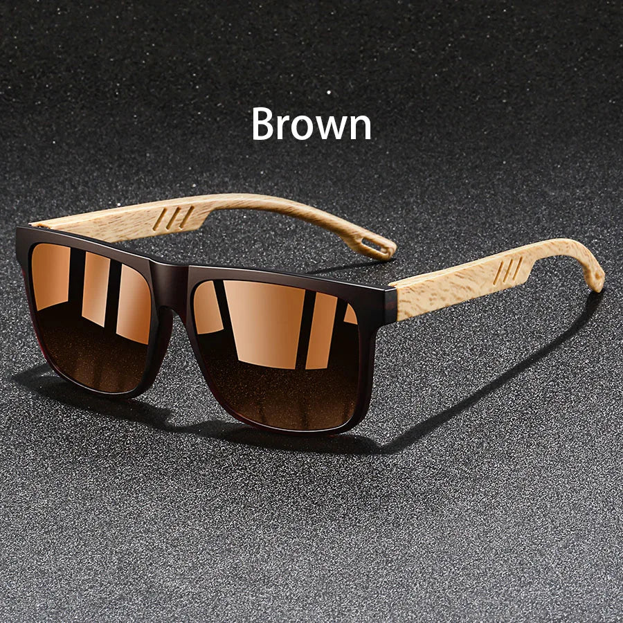 Vintage Square Frame Polarized Sunglasses – UV400 Fashion Eyewear for Men & Women