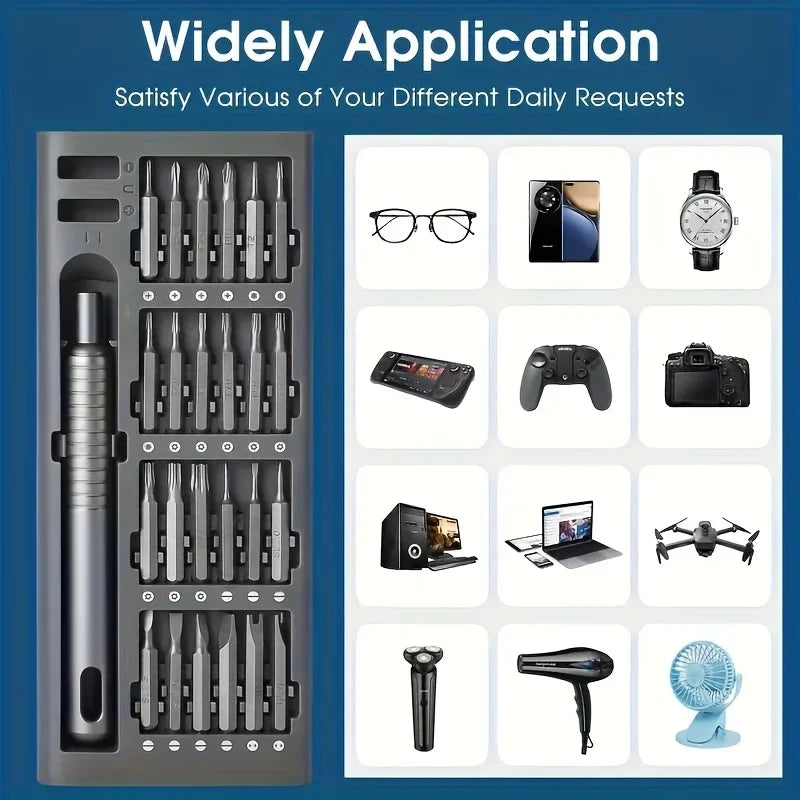 25-in-1 Mini Precision Screwdriver Set – Flat & Phillips for Electronics & DIY