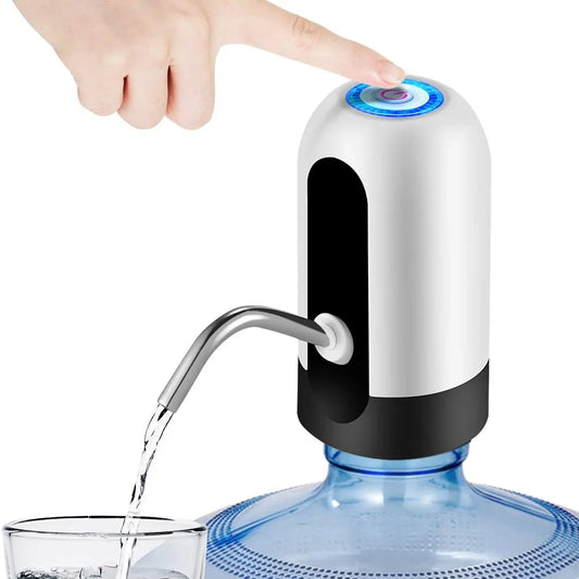 USB Rechargeable Electric Water Dispenser Pump – One-Click Auto Bottle Pump