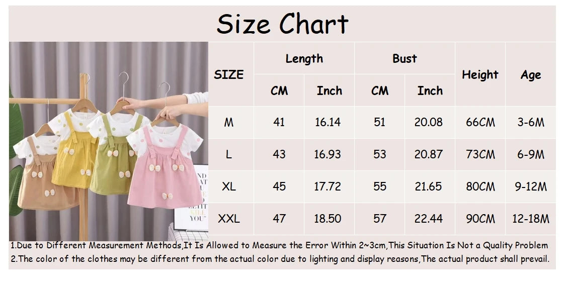 Baby Girl Clothes Summer Polka Dot Print Cute Three-Dimensional Bow Decoration Baby Dresses Sweet Birthday Party Baby Clothes