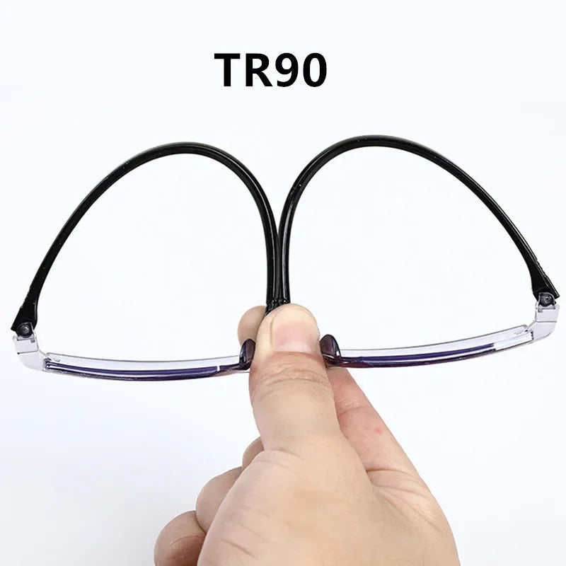 New Reading Glasses Men Magnification Eyewear Presbyopic Glasses Diopter Dimond Cutting +1.0 To +4.0 Blue Light Glasses