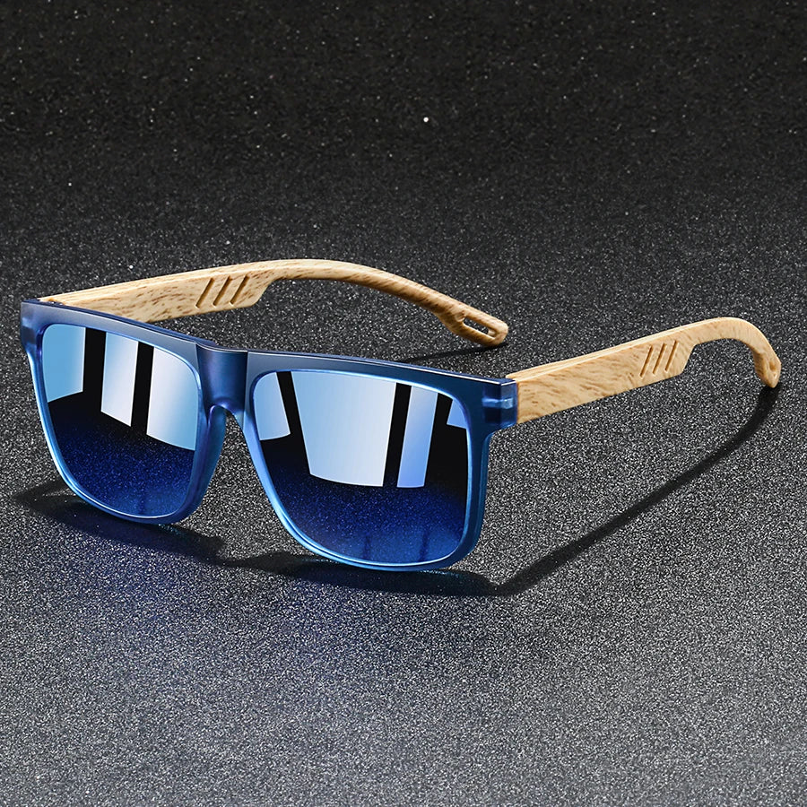 Vintage Square Frame Polarized Sunglasses – UV400 Fashion Eyewear for Men & Women