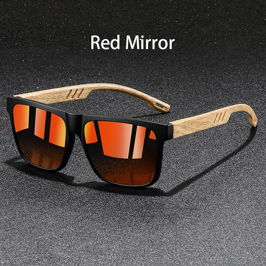 Vintage Square Frame Polarized Sunglasses – UV400 Fashion Eyewear for Men & Women