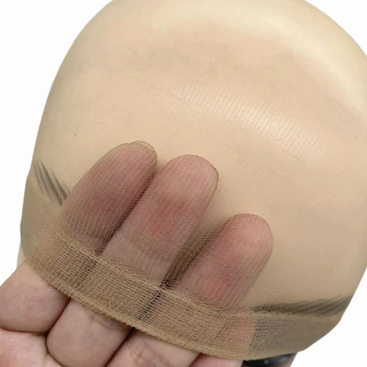 2–24 Pack Ultra-Thin HD Sheer Wig Caps – Invisible Stocking Bald Caps for Lace Wigs