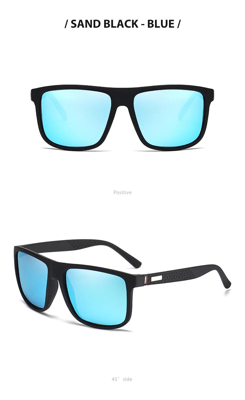 Fashion Vintage Square Polarized Sunglasses Men Women Luxury Brand Designer Men's Sun Glasses Driving Fishing UV400 Eyewear Man