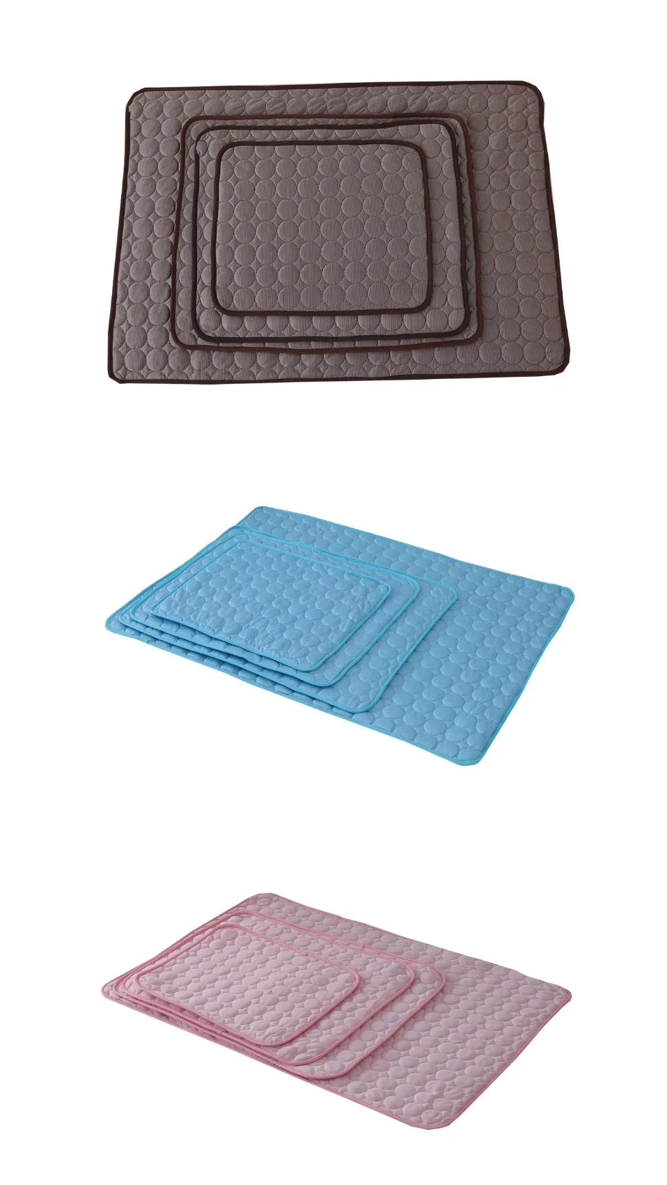Dog & Cat Summer Cooling Mat – Extra Large Pet Cold Pad Blanket for Dogs & Cats