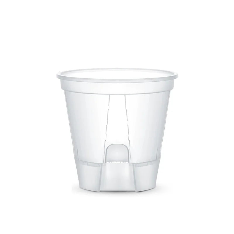 5-Piece Self-Watering Transparent Pots with Reservoir – Indoor Orchid & Bonsai Planters
