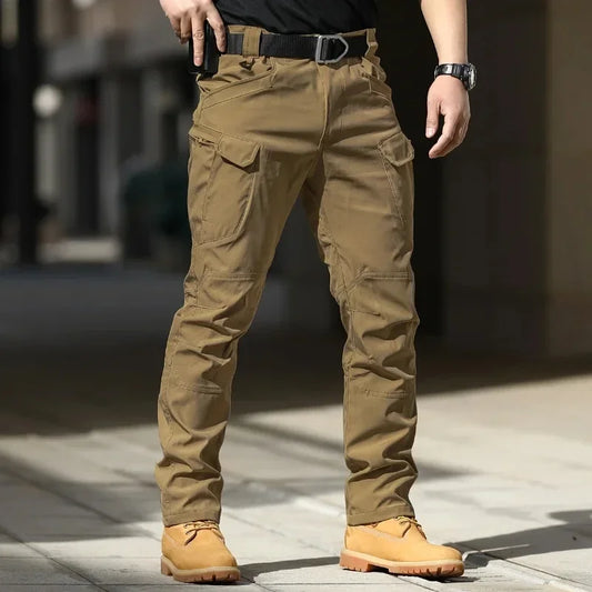 Men's Waterproof Tactical Cargo Pants – Multi-Pocket Military Outdoor Joggers