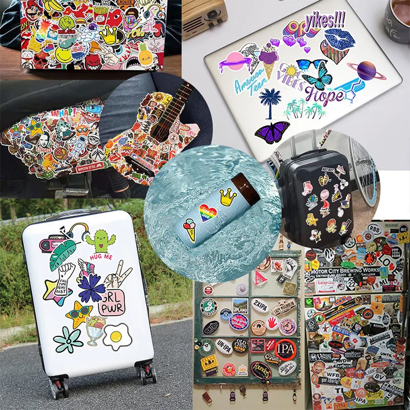 500Pcc/roll Cute Cat Stickers Creative DIY Graffiti Stickers Envelope Sealing Stickers Stationery Children Reward Decor Stickers