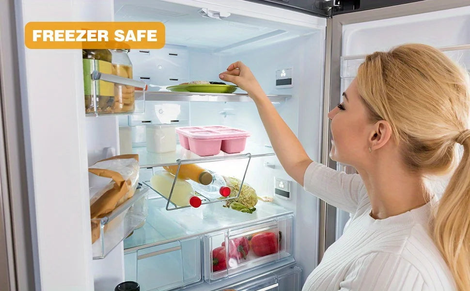 Premium Wheat Straw Bento Box - 4-Compartment Lunch Container with Clear Lid, Dishwasher Safe for School/Office/Travel
