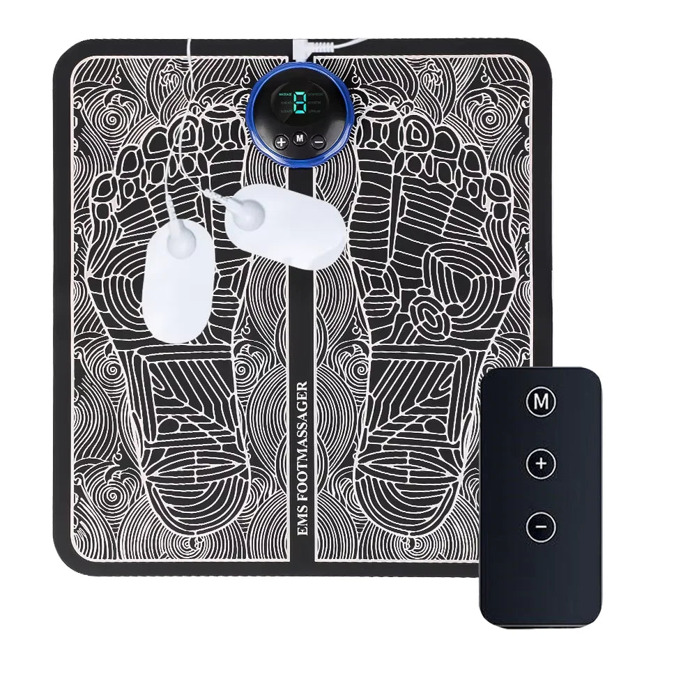 Electric Foot Massager Pad – EMS Muscle Relaxation Trainer for Home & Fitness