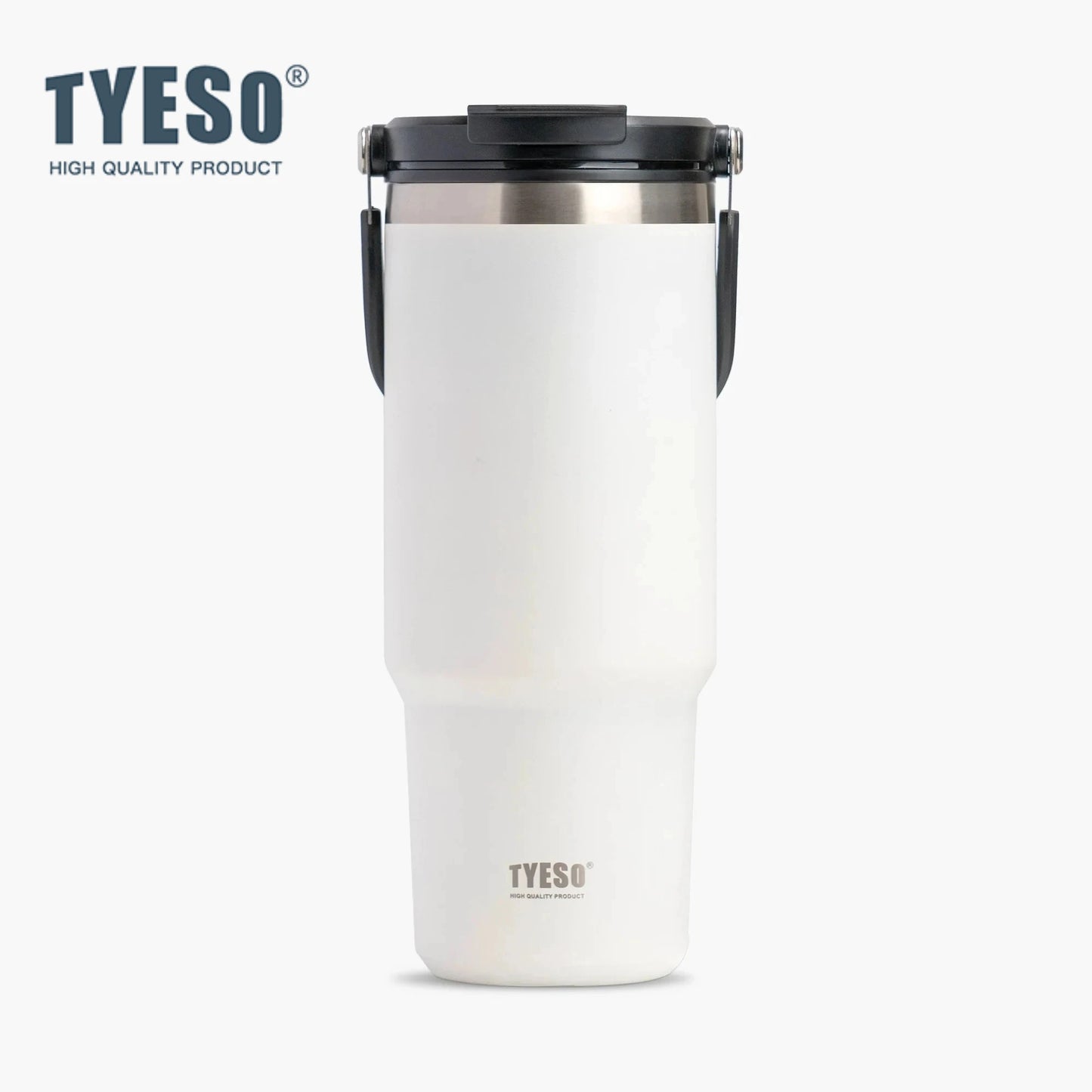 Tyeso 900ML Travel Mug Vacuum Cup Stainless Steel Coffee Cup Cold Hot Double-layer Insulated Cup Tumbler Thermo Water Bottle Car