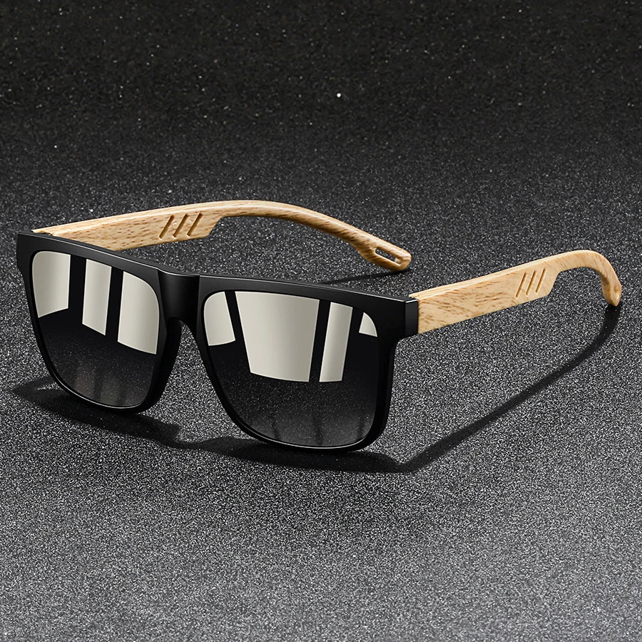 Vintage Square Frame Polarized Sunglasses – UV400 Fashion Eyewear for Men & Women