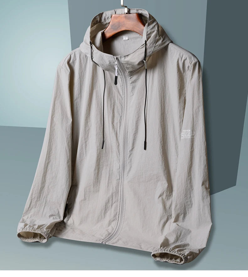 2025 Summer Hooded Jacket Men Women Sun Protection Clothing Fishing Hunting Clothes Quick Dry Skin Windbreaker