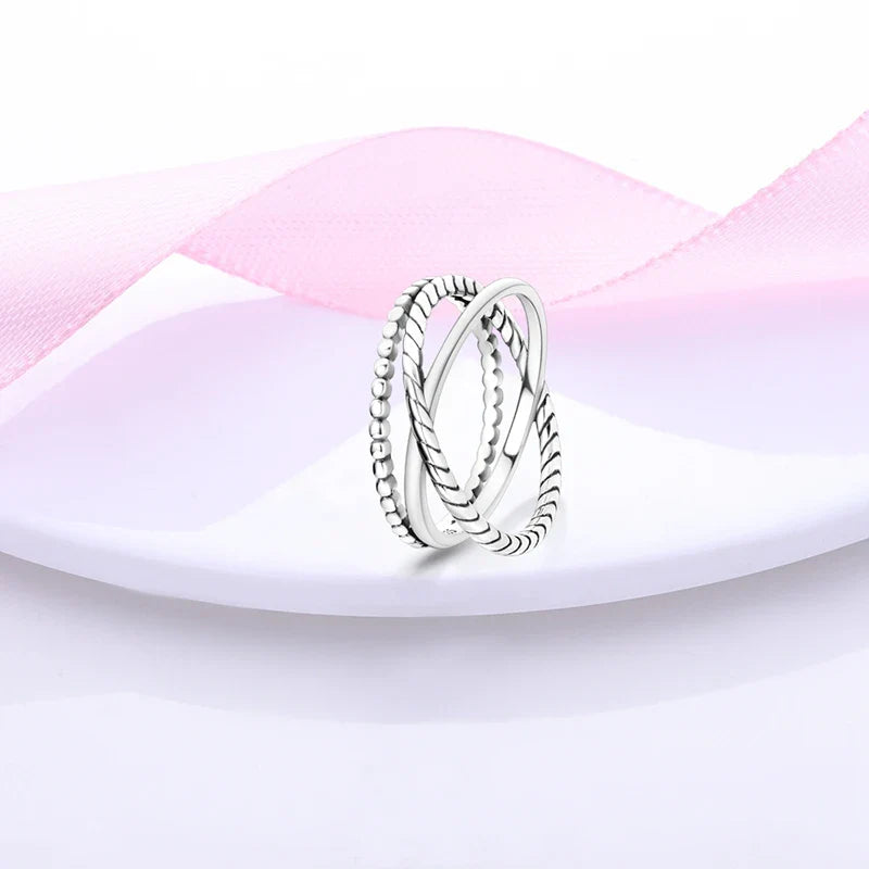 925 Silver Zircon Star Geometric Ring – Romantic Engagement Jewelry