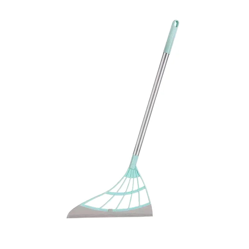 Silicone Magic Rubber Broom & Floor Squeegee – Dust, Hair & Water Wiper