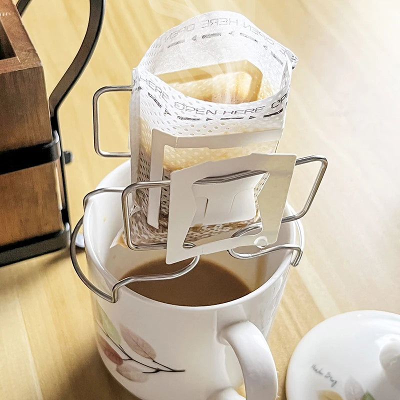 Disposable Drip Coffee Filter Bags – Portable Hanging Ear Pour-Over Pack