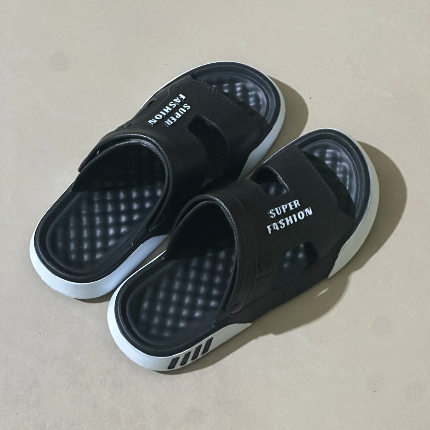Summer Men’s Sandals EVA Soft-soled Platform Slides Slippers Indoor Outdoor Walking Beach Shoes Flip-Flops Mens Home Shoes