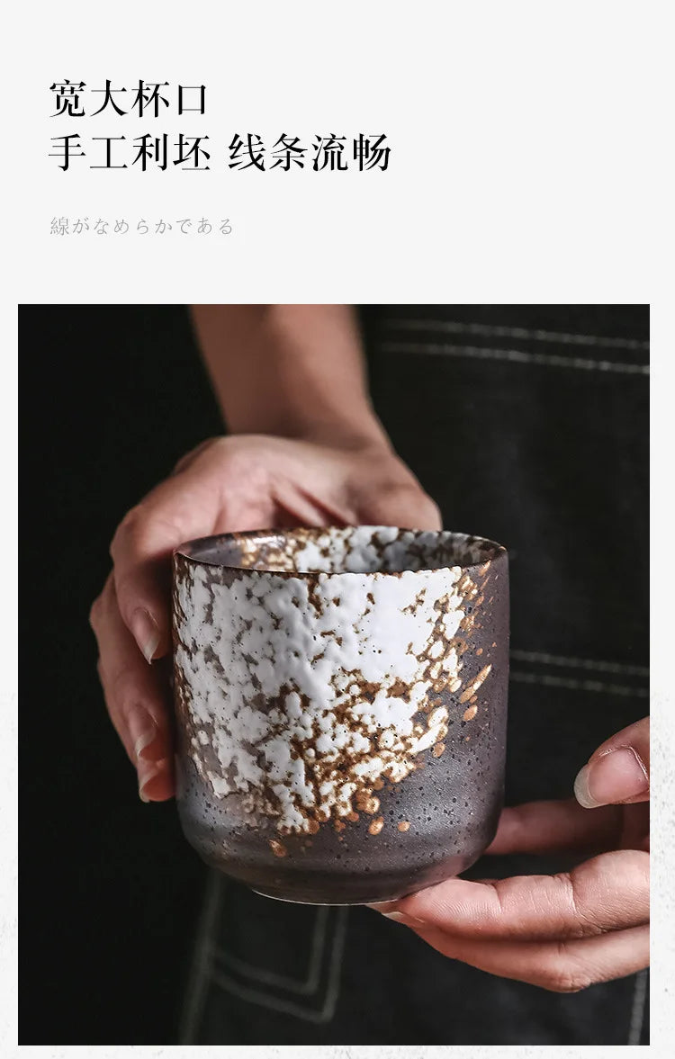 Japanese Ceramic Coffee & Matcha Stacking Cups – Stackable Sake & Water Cups