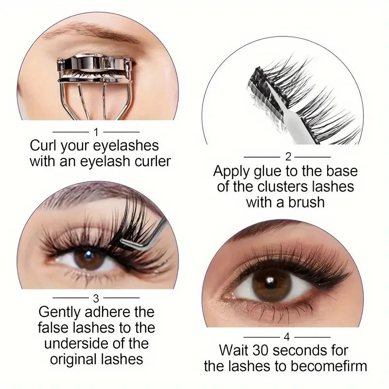 Super Strong Waterproof Eyelash Glue – Quick-Dry Non-Irritating DIY Lash Adhesive