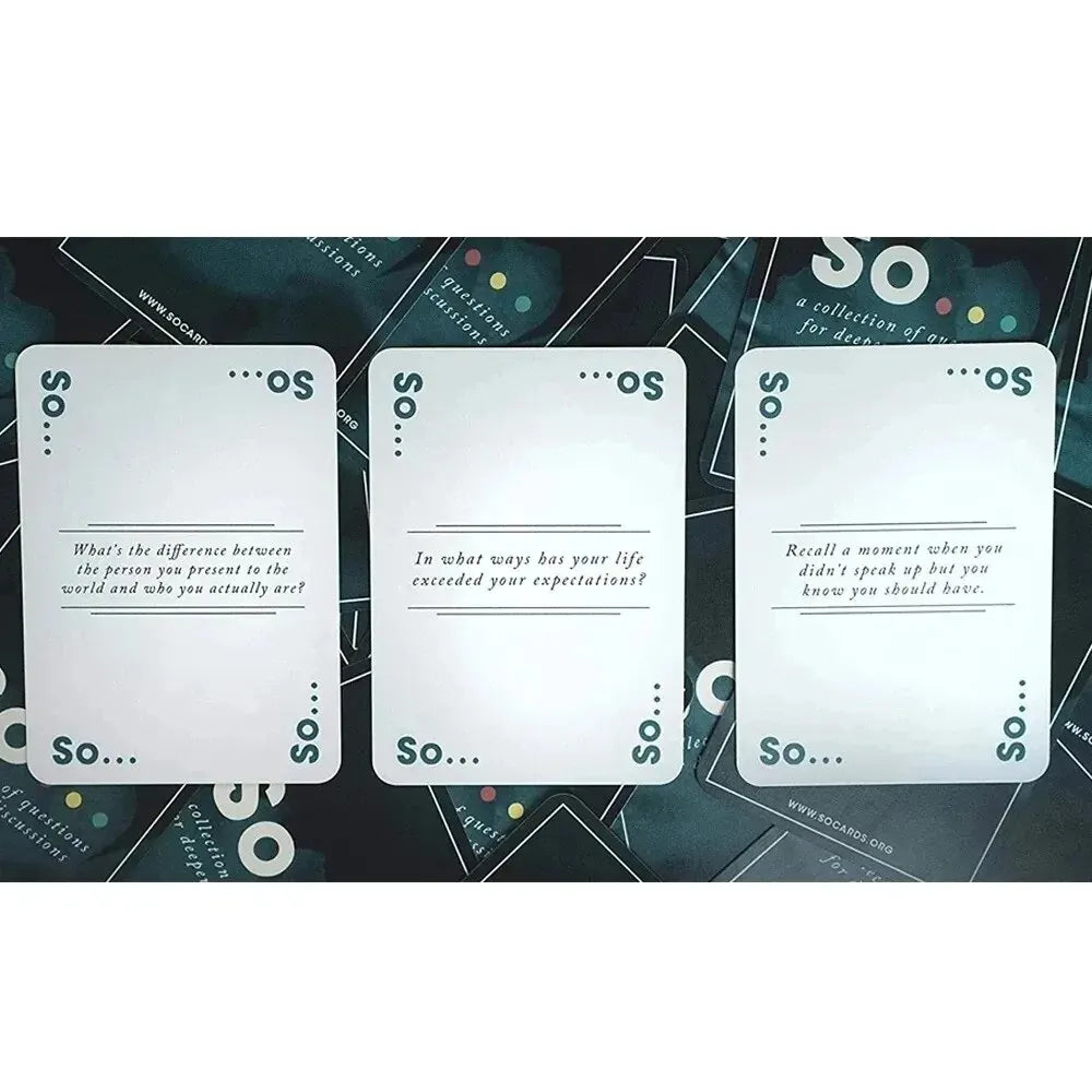 Conversation Starter Card Game – Adults, Families & Couples Party Deck