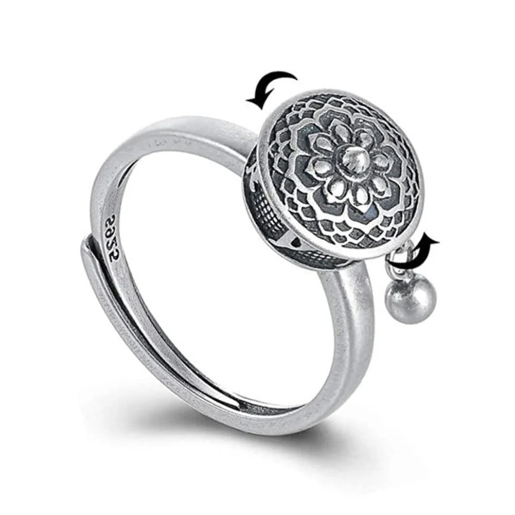 Rotation Lotus Seat Rings for Anxiety Stress Relief Women Mood Management Gifts