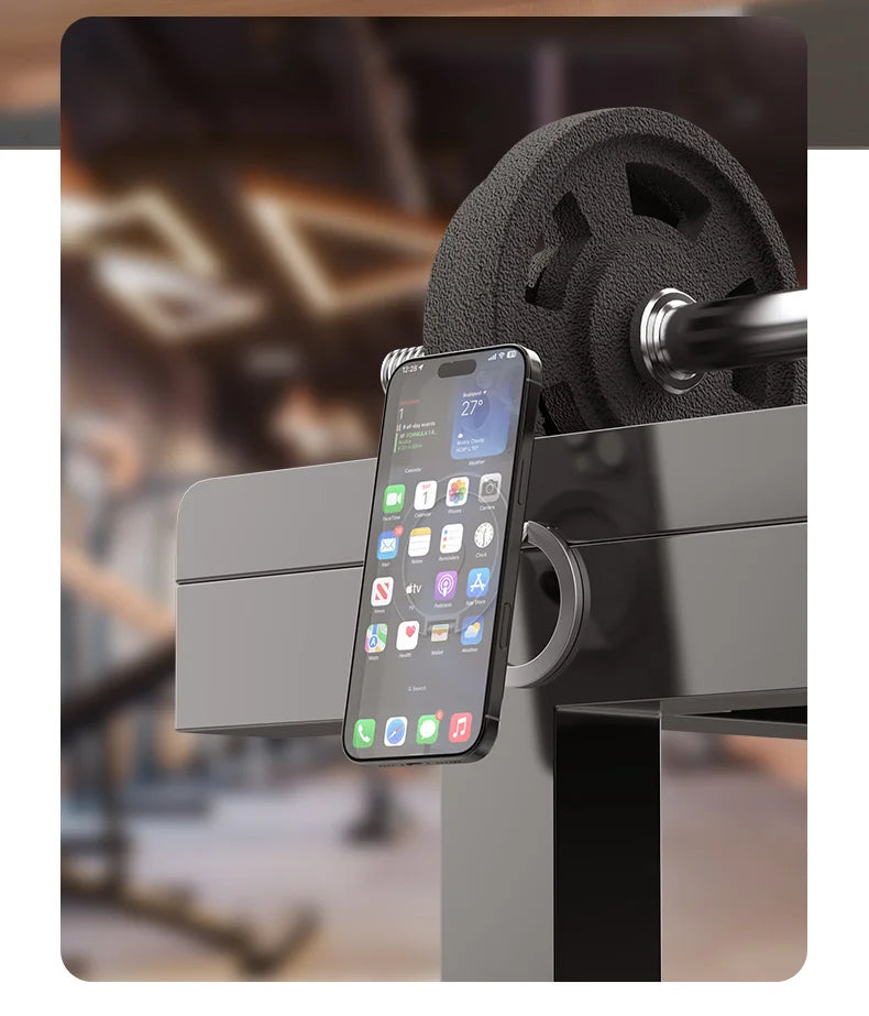 MagSafe Foldable 360° Rotating Phone Holder – Double-Sided Magnetic Grip Stand for iPhone