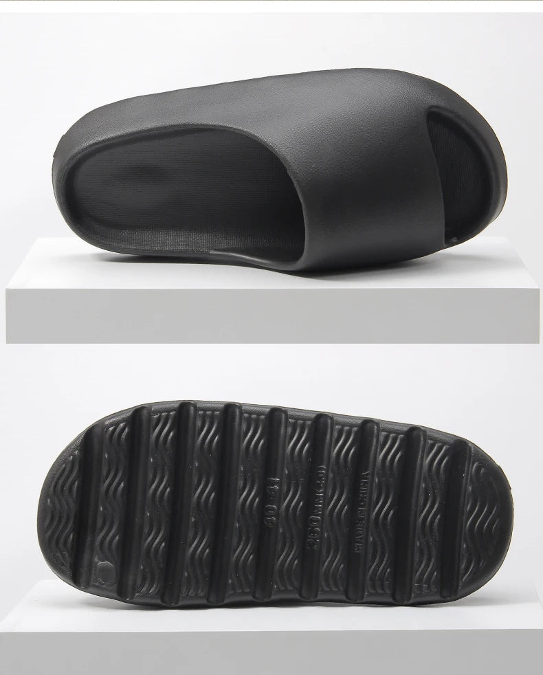 Coconut Slippers Feel like Stepping on Clouds Thick-soled Sandals Summer New Non-slip Wearing Sandals（Shoebox not included）