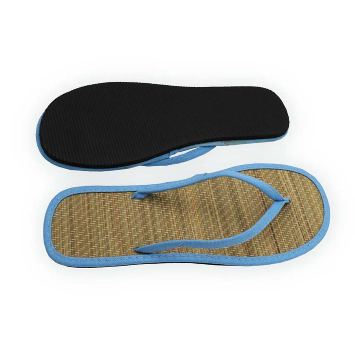 2023 Women Flat Flip-flops Slippers Comfortable Non-slip Sandals Bamboo Rattan Flip Flop Home Bathroom Fashion Slippers Zapatos
