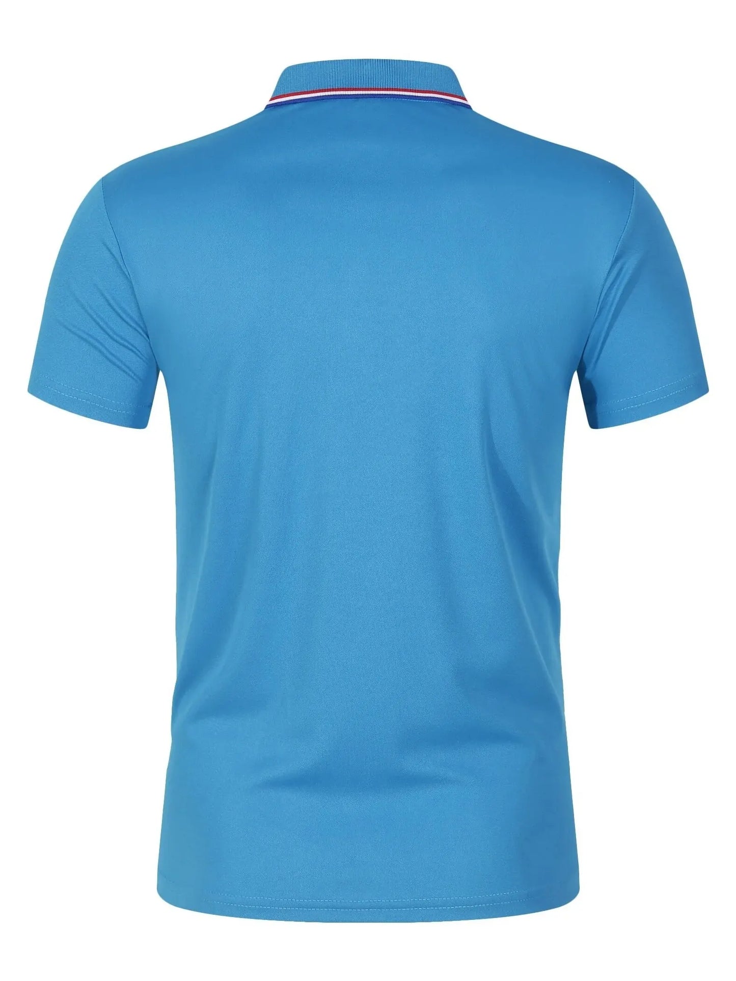 2025 Hot Sale Men's Summer Casual Breathable Comfortable Polo Shirt Men's Solid Color High Quality Short Sleeve T-Shirt