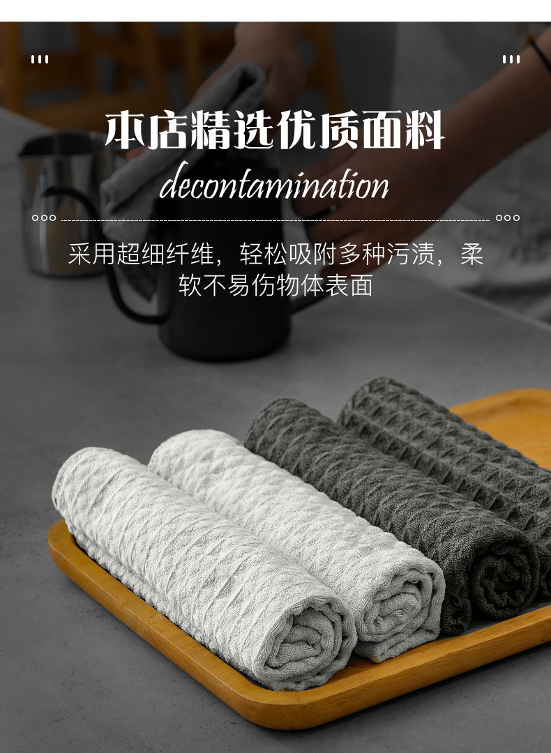 Super-Absorbent Barista Bar Towel – Lint-Free Coffee Machine Cleaning Cloth