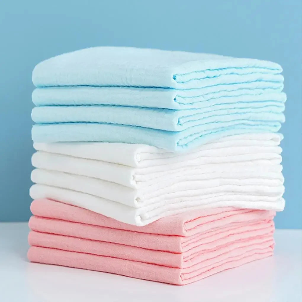 100% Cotton Baby Nappy for Newborn Changing 5-10PCS Baby Gauze Diapers 43x45cm Washable Reusable Double Layer Soft Baby Towels