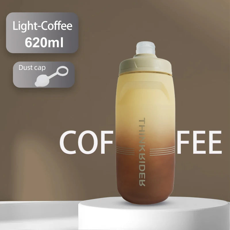 ThinkRider MTB Cycling Water Bottle – 620ml & 750ml Squeeze Sports Bottle
