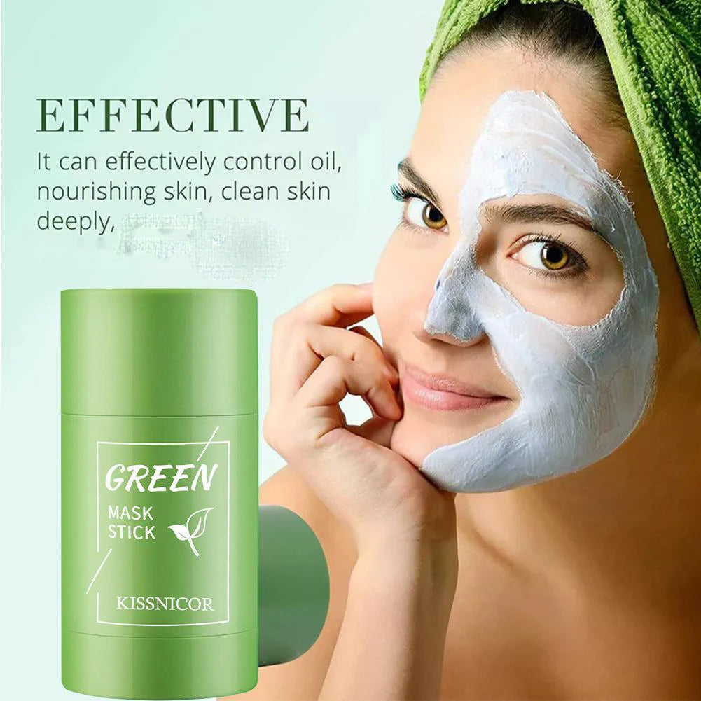 Korean Green Tea Purifying Face Mask – Deep Pore Cleansing & Moisturising