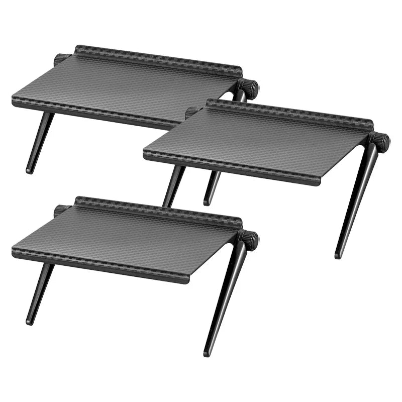 TV Top Storage Shelf & Monitor Stand – Adjustable Desktop Display Rack