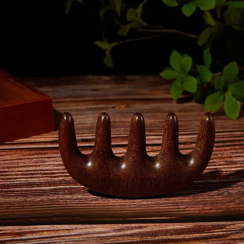 Gua Sha Massage Comb – Wide Tooth Facial & Scalp Scraping Tool