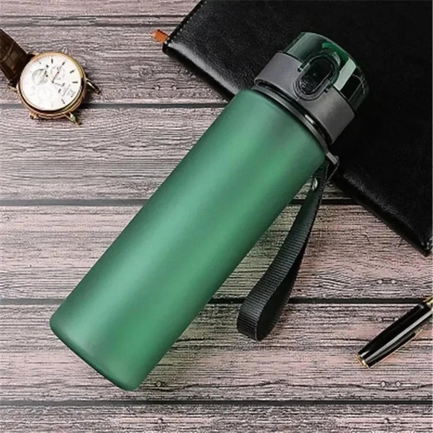 Leak-Proof BPA-Free Sports Water Bottle – 400ml & 560ml with Time Marker