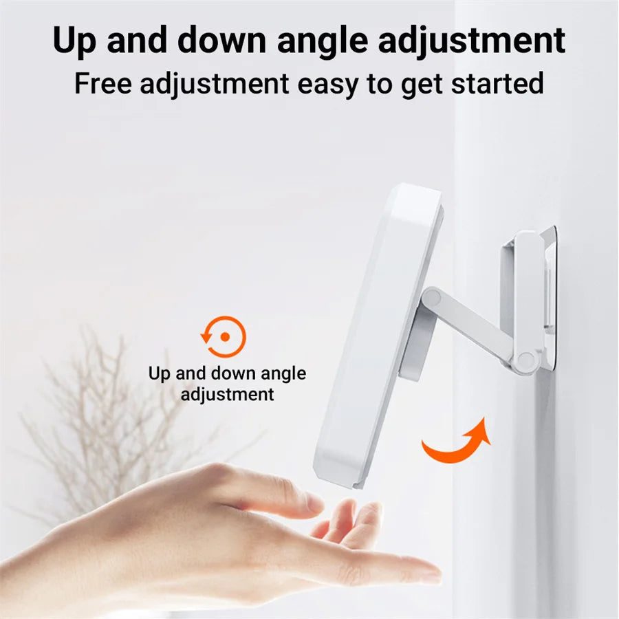 Waterproof Shower Phone Holder Rotation Angle Adjustable Telescoping Wall Mount Phone Holder for Bathroom Kitchen Bracket Stand