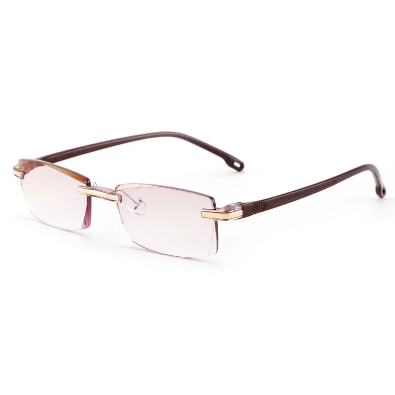 New Reading Glasses Men Magnification Eyewear Presbyopic Glasses Diopter Dimond Cutting +1.0 To +4.0 Blue Light Glasses