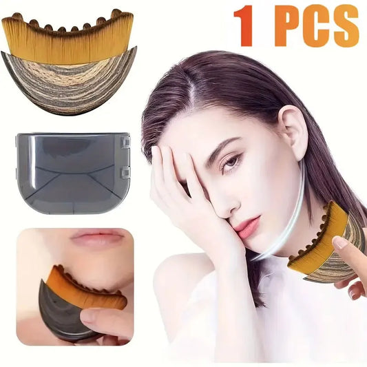 Lymphatic Drainage Facial Contour Brush – Chin & Jawline Sculpting Tool
