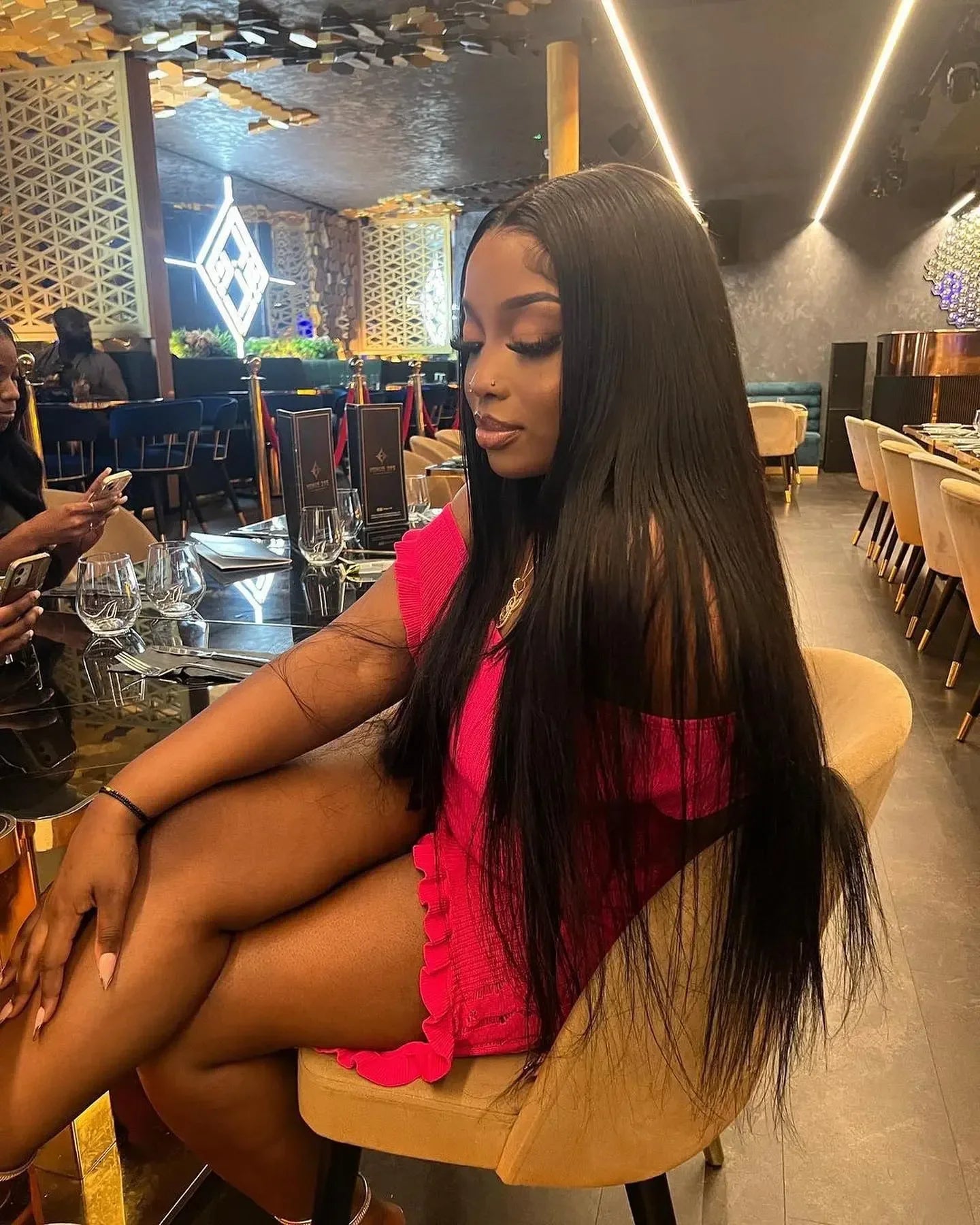  40 42 Inch Straight Human Hair Wigs 13x4 13X6 HD Lace Frontal Wig 300% Density Human Hair Remy Invisible Swiss Lace Wigs For Women