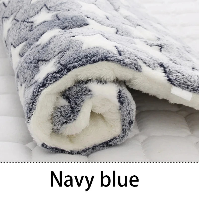 Flannel Pet Sleeping Mat & Sofa Bed – Soft Winter Blanket for Dogs & Cats