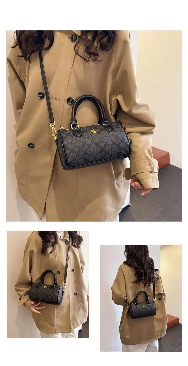 Latest trendy ladies' light luxury retro high-end versatile handbag, single shoulder crossbody bag, mini classic pillow bag