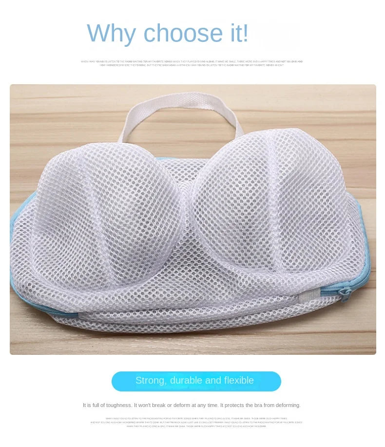 New Style Bra Wash Bag, Thickened Laundry Bag for Underwear, Sandwich Protective Wash Bag, Bra Bag